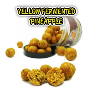 X-TRA Strong Hookbait – Yellow Fermented Pineapple – SIZE MIXBOX