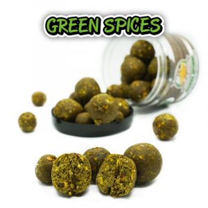 X-TRA Strong Hookbait – Green Spices – SIZE MIXBOX