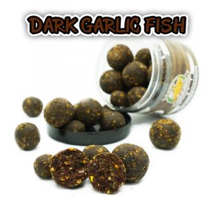 X-TRA Strong Hookbait – Dark Garlic Fish – SIZE MIXBOX